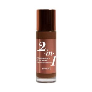 ABSOLUTE NEW YORK 2 EN 1 FOND DE TEINT + CORRECTEUR 12 COOL ESPRESSO 35 ML