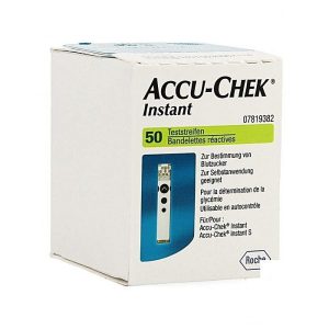 ACCU CHEK INSTANT TEST RAPIDE GLYCEMIE BOITE DE 50 BANDELETTES