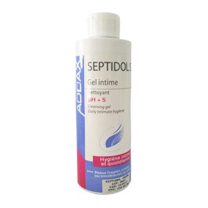 ADDAX SEPTIDOL PH 5 GEL INTIME NETTOYANT 250 ML