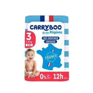 CARRYBOO COUCHES TAILLE 3 50 UNITES 4-9 KG