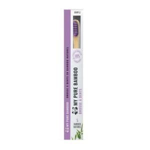 DENTI SMILE BROSSE A DENT BAMBOU SOUPLE MAUVE