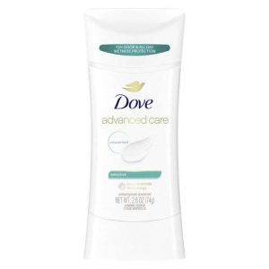 DOVE ADVANCED CARE SENSITIVE 74 G 72H