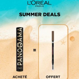 L'OREAL PARIS OFFRE WEB PANORAMA MASCARA VOLUME ALL NIGHT BLACK + CRAYON OFFERT