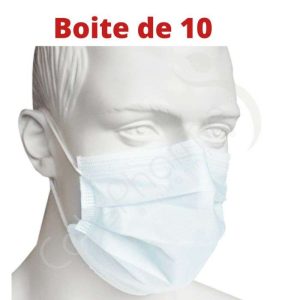 MASQUE DE PROTECTION BOITE DE 10