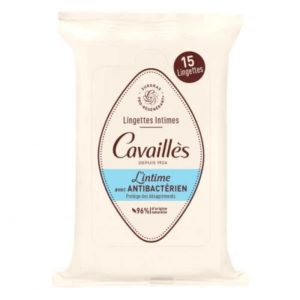 ROGE CAVAILLES LINGETTE INTIME AVEC ANTI BACTERIEN 15 UNITES
