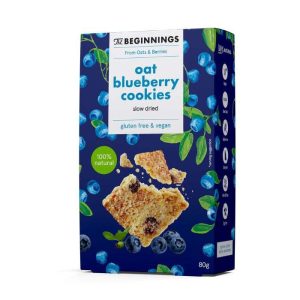 THE BEGINNINGS COOKIES AVOINE ET MYRTILLES 80 G