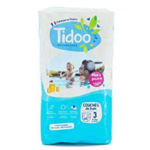 TIDOO COUCHES DE BAIN TAILLE 3 4-9kg 12 UNITES